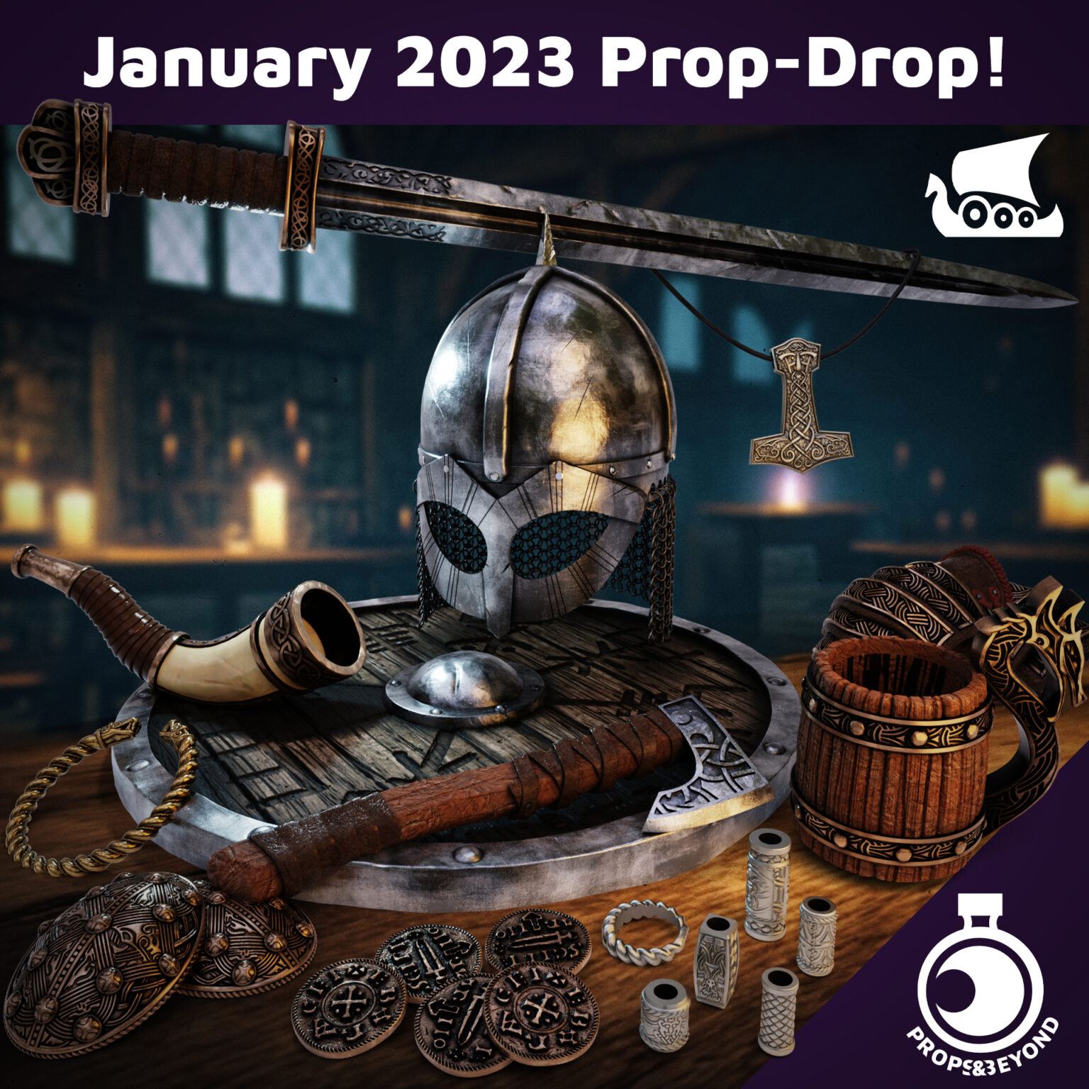 January 2023 Prop Drop Viking Saga Props&Beyond