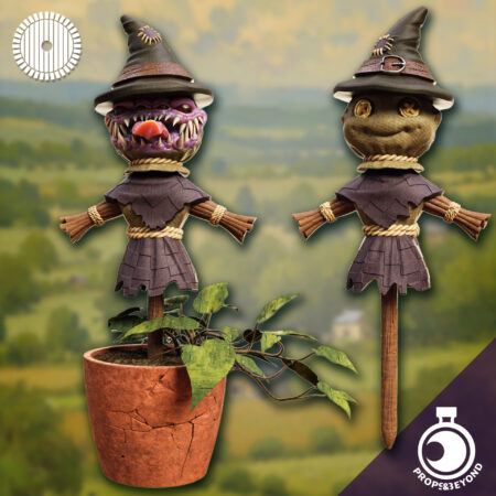 Potted Plant Scarecrow Mimic